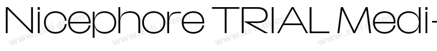 Nicephore TRIAL Medi字体转换